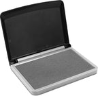 MaxMark Large Gray Stamp Pad - 2-3/4" by 4-1/4" - Premium Quality Felt Pad