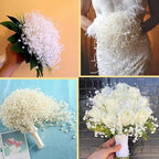 50 PCS Artificial Floating Beads for Centerpieces Vases, Yellow 8+3mm String Beads for Wedding Party Faux Pearl String for Decorating, String Pearls for Crafts Vase Filler