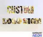 Custom Led Sign Business Logo Lights Signage Letters Backlit With Name Light Up Personalized Illuminated Name Address Sign for Wall Company Storefront Home Office Salon Cafe Studio