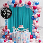 DWCN 10x10 FT Turquoise Backdrop Curtains for Parties, Photography Backdrop Drapes with Rod Pockets for Wedding Decorations Stage Birthday Family Gatherings, 2 Panels 5ft x 10ft