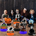 KatchOn, Halloween Centerpieces for Tables - Pack of 9 | Halloween Table Centerpieces for Halloween Party Decorations | Halloween Birthday Party Decorations | Halloween Table Decorations