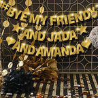 167Pcs DIY Glitter Customizable Banner Kit Custom Banner Happy Birthday Letter Banners Personalized Banners Decor for Christmas Baby Shower Birthday Party Decorations Supplies(Shiny Gold)