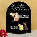Pet Signature Drink Wedding Signs