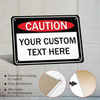 Custom Sign, Personalized Metal Signs, Customize for Office, Business, Workplace, Office, Home, Delivery Signs, Metal Sign With Your Own Image, Text,Photo, Pets, Kids Art Made in USA (Design 3)