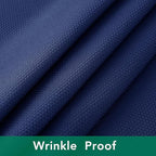 Biscaynebay Textured Fabric Tablecloths 70x120 Inches Rectangular, Navy Water Resistant Tablecloths for Dining, Kitchen, Wedding and Parties etc. Machine Washable