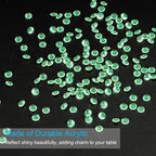 PATIKIL 4000 Pcs Wedding Table Scatter Confetti Crystals 6mm Acrylic Diamonds Vase Fillers Gems for Table Centerpiece Decorations Party Vase Beads, Light Green