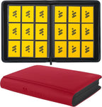 Card Binder 9 Pockets,Trading Card Binder Holds up to 864 Cards with 48 Sleeves,Zipper Card Holder Album Compatible with TCG Card/Game Cards/Sports Card