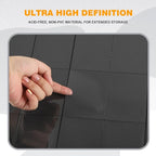 20-Pocket Card Binder, Trading Card Binder Holds 2000 Cards, Premium Zippered Trading Card Album Compatible with TCG, Game & Sports Cards (Carbon ash)