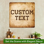 Custom Sign, Custom Street Sign, 11 Font Colors, 13 Font Styles, 4 Hole Options, 22 Sizes, 36x36 Inches, Rust Free DiBound, Fade Resistant, Made in USA by My Sign Center (Vintage)