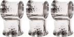 Silver Napkin Rings-12 PCS Heavy Duty Metal Spiral Napkin Rings, Handcrafted Napkin Holders Buckles for Family Dinner, Wedding, Party,Table Decorations - CLEENTABLE