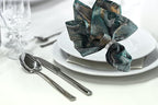 Grey Napkin Rings-10 Pcs Stainless Steel Napkin Rings,Metal Napkin Ring for Table Settings Wedding Christmas Party Dinner Table
