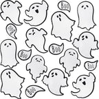 Chinco 18 Pcs Halloween Ghost Car Magnets Reflective Ghost Boo Refrigerator Automotive Magnet Stickers Cute Holiday Fridge Garage Door Decorations Holiday Waterproof Magnetic Decals