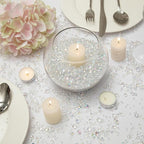 Vase Fillers for Centerpieces Home Deco,8700 Pieces Iridescent Diamond Table Confetti,Fake Plastic Gems for Bridal Shower,Wedding & Party Decorations