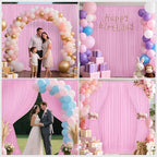 20x10ft Backdrop Curtains for Parties, 4 Panels 5x10ft Curtains Photography Drapes Rod Pocket Curtain Backdrop for Birthday Wedding Baby Shower Home Decor
