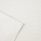 Martha Stewart Honeycomb Modern Farmhouse Reversible Table Runner, Natural, 15"x72"
