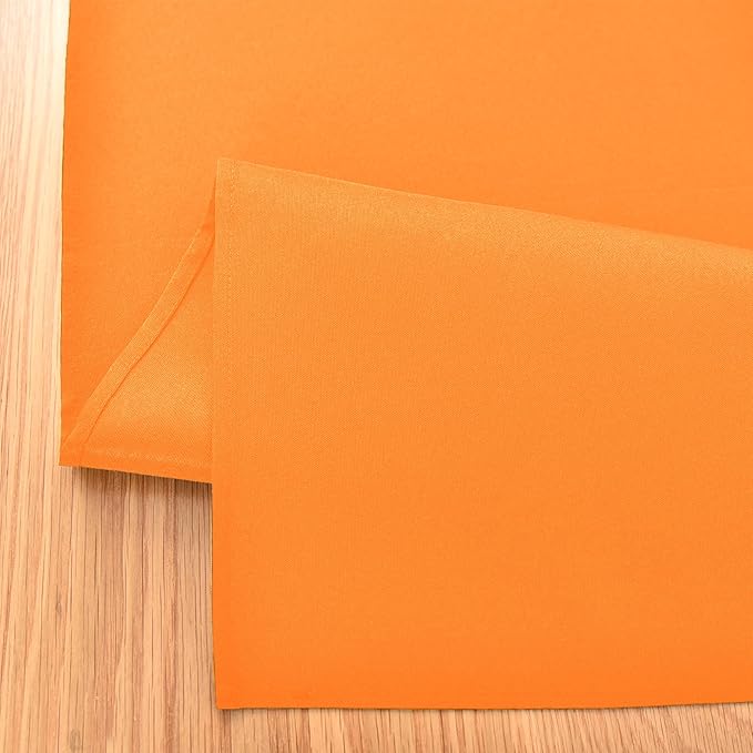 Farmhouse Orange Table Runner Dining Table Runners 60 Inches Long Coffee Table Runner for Dresser Living Room Bedroom Holiday Party Banquet 12X60 Inch