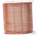 Mandala Crafts 18 Gauge Anodized Aluminum Craft Wire for Jewelry Making - 450 FT Colored Flexible Silver Copper True Blue Pink Ice Blue Green Wire - Bendable for Bonsai Armature Crafting Sculpting