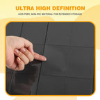 20-Pocket Card Binder, Trading Card Binder Holds 2000 Cards, Premium Zippered Trading Card Album Compatible with TCG, Game & Sports Cards (Black)