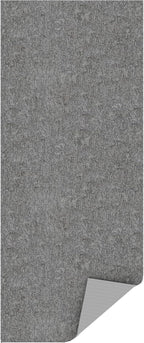 Ottomanson 2' x 11' Ultra-Thin Hallway Runner Rug - Durable Non-Slip Carpet for High-Traffic Areas - Fits Under Doors for Seamless Entry - Ideal for Kitchen, Entryway, Bedroom & Living Room, Gray