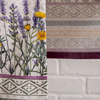 Maison d' Hermine Table Runner 100% Cotton Single Layer Table Runners 72 inches Long Decorative for Home Kitchen Dining Party Wedding Bridal Shower Spring Summer (Fanny Lavender, 14.50" x 72")