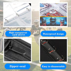 Trading Card Binder 4 Pocket, Pockets Football Card Binder, Premium Double Sided Pocket PU Cover Card Collection Binder for 400 Cards, Card Album for YuGiOh, MTG, TCG, Game Cards & Sports Cards