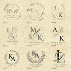 Wedding Embosser Custom - Embosser Stamp Custom for Card, Napkin, Invitation and Envelope, Personalized Wedding Stamp with Name, Initials and Logo - Wedding 04