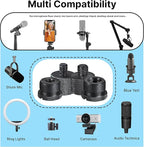 IXTECH Mic Stand Adapter Set 8 pieces Metal Microphone Stand Screw Thread Adapter 5/8 Female to 3/8 Male 3/8 Female to 5/8 Male 5/8 Female to 1/4 Male 1/4 Female to 5/8 Male Tripod Adapter ADP03 Black
