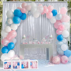 10x10 ft Wrinkle Free Silver Sequin Backdrop Curtain for Parties,Thick Not Fall Glitter Wedding Drapes Backdrop,2 Panels 5x10ft Shimmer Photo Wall Back Drop Cloth for Birthday Photography Background