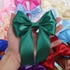 Dark Green Solid Satin Ribbon 1-1/2 Inch 25 Yards Solid Polyester Fabric Ribbon for Gift Wrapping Wedding Christmas Baby Shower Birthday Party Decoration Handmade Immortal Flower Craft