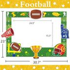 Super Bowl Game Photo Frame Party Supplies Decoration Large Size,Football Sport Game Day Party Supplies