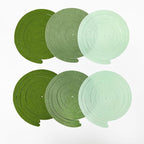 36Pcs Olive Green Hanging Swirl Decorations Ombre Sage Green Felt Swirl Streamer Spiral Ceiling Garland for Neutral Baby Shower Birthday Wedding Engagement Safari Jungle Woodland Party Supplies