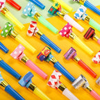 Hedume 200 Pieces Party Blower, Noisemakers Blowouts Whistles, Colorful Birthday Noisemakers, Party Horns Party Whistles New Years Party Noisemakers, Blowouts Noisemakers Funny Party Blowouts Blowers
