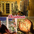 Smart Color Changing Fairy String Lights, 33FT 100 LED RGB Easter Lights String USB Powered, 16 Solid Colors and Multi Modes for Christmas Birthday Bedroom Indoor Outdoor Decor with Remote and Timer