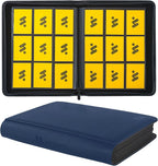 Card Binder 9 Pockets,Trading Card Binder Holds up to 864 Cards with 48 Sleeves,Zipper Card Holder Album Compatible with TCG Card/Game Cards/Sports Card