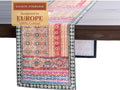 Maison d' Hermine Table Runner 100% Cotton Single Layer Table Runners 108 inches Long for Thanksgiving Christmas Decorations Home Kitchen Dining Party Wedding (Ispahan, 14.5" x 108")