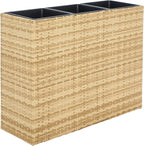 SAFAVIEH Outdoor Collection Rita Natural Woven Rectangular Flower Rack