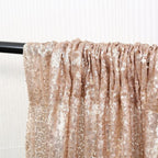 Poise3EHome Champagne Sequin Backdrop, 10Ft x 10Ft Glitter Photography Background Curtains, Sequence Drapes for Party Baby Shower Wedding Birthday Christmas Thanksgiving Halloween Decoration