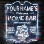 ADVPRO Personalized Your Name Home Bar RGB Dynamic Glam LED Sign - Cut-to-Edge Shape - Smart 3D Decoration - Multicolor Signage st06s64-fnd-p11-tm-c