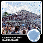 Ultimate Confetti, Baby Blue Biodegradable Confetti - Rectangular Flame-Resistant Tissue Paper Confetti for Cannon and Launcher use – Best for Gender Reveal, Parties, and Concerts - 20 lb, 320 oz