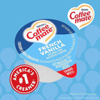 Nestle Coffee mate Coffee Creamer, French Vanilla, Liquid Creamer Singles, Non Dairy, No Refrigeration, 0.375 fl oz Tubs (Pack of 360)