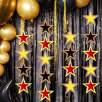 Geosar 90 pcs Movie Star Cardboard Red Carpet Awards Night Cutouts Confetti Cutouts for Bulletin Board Movie Party Decoration Supply Wall (6 Inch)