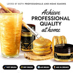 MONÉGASQUE Gold Edible Glitter for Drinks 7g – Halloween Edible Glitter for Cakes & Cocktails - Gold Luster Dust for Cocktail, Cake Decorating, Food Decorations Sprinkles Spray - Drink Shimmer Powder