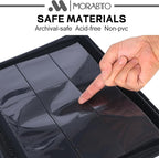 Card Binder 9 Pockets,Trading Card Binder Holds up to 864 Cards with 48 Sleeves,Zipper Card Holder Album Compatible with TCG Card/Game Cards/Sports Card