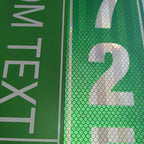 Custom Street Sign, Reflective Option, 10x24 Inch, Rust Free Aluminum,Weather/Fade Resistant,UV Protected