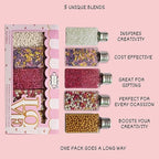 Confect Fusion Mashup Sprinkles FM Multipack 37 100 GMS for Cake Cupcake Décor, Multicolor