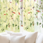 Yunlly 4 Pcs Artificial Flowers Hanging Decoration 6ft Faux Wildflower Vines Backdrop Floral Garlands Flower Vines for Wedding Party Background Birthday Home Birthday Garden Wall Arch Decor