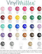 Personalized Just Married Car Decal, Just Married Vinyl Sticker, Wedding Day Car Decor, Choose from Several Sizes and Colors