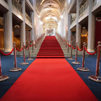 BannerBuzz Hollywood Red Carpet Aisle Non Slip Runner Runway Floor Rug for Step Repeat Backdrop Outdoor Indoor Wedding Christmas Event Birthday Movie Business Office Party Decoration (3' W X 6' H)