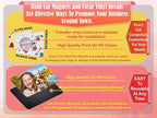 Choose Your Custom Sticker or Magnet ║ (50 Colors + Unlimited Fonts + 55 Sizes) ║ Make Your Own Text or Graphic on Decals or Magnets ║ Waterproof on Car Boat Mugs Window Mailbox ║ Made in The USA