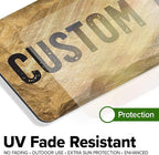 Custom Sign, Custom Street Sign, 11 Font Colors, 13 Font Styles, 4 Hole Options, 22 Sizes, 6x12 Inches, Rust Free DiBound, Fade Resistant, Made in USA by My Sign Center (Stone)